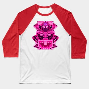 deep pink olmec head Baseball T-Shirt